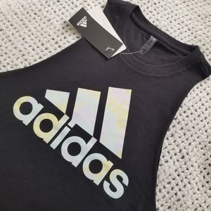 NWT🌟 Adidas tie-dye logo tank top (XS)